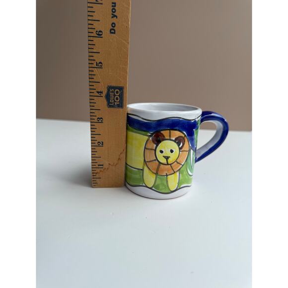Starbucks Hand Painted Lion Mug | Made in Italy | Colorful Ceramic - Picture 9 of 9